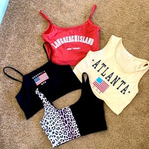 adorable cropped tank tops (4) from ROMWE